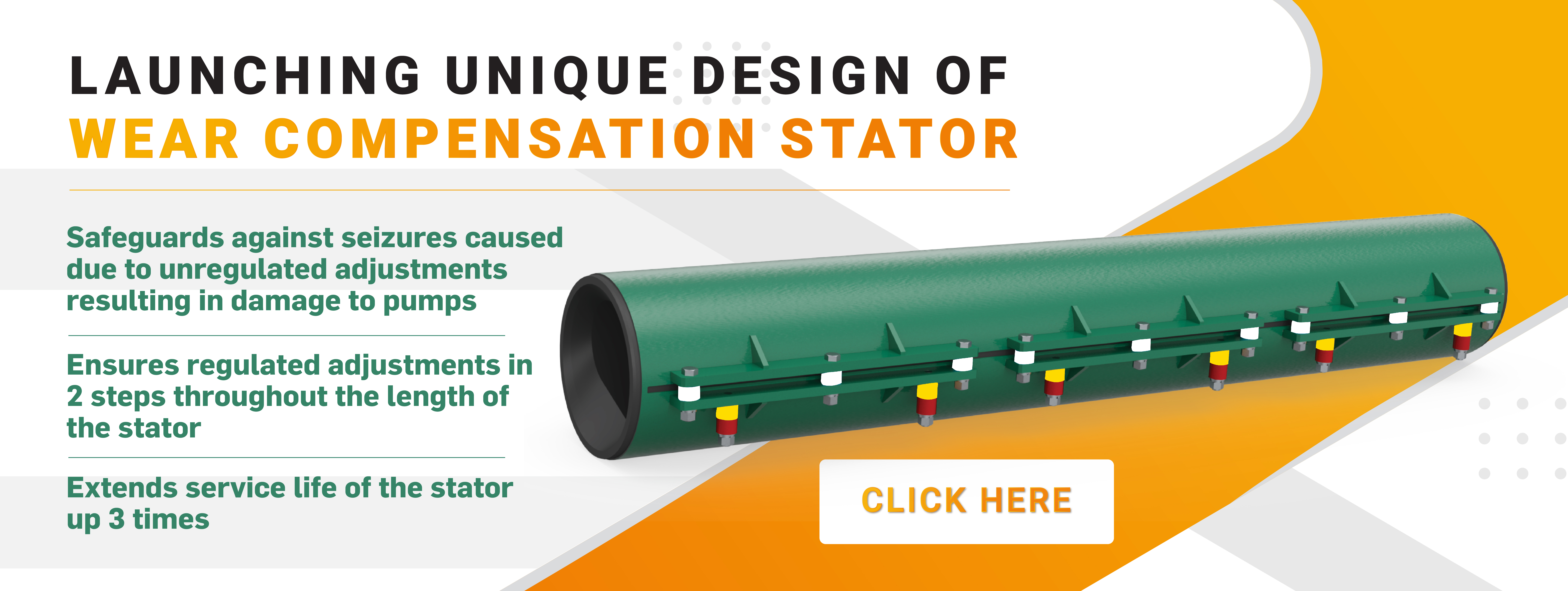 WEAR COMPENSATION STATOR